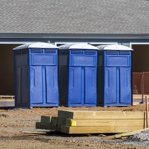 how can i report damages or issues with the portable restrooms during my rental period in Estherwood LA